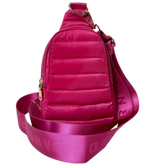 Ahdorned - Women's Eliza Quilted Puffy Sling Bag