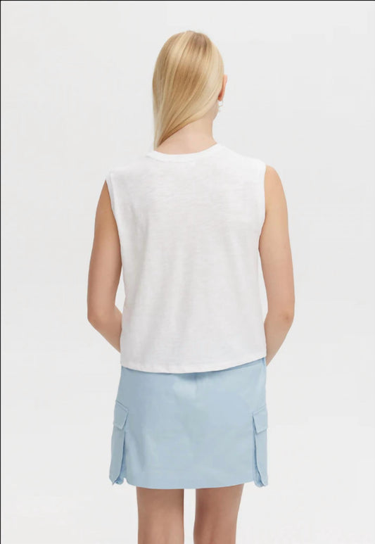 Chrldr - Maude Sleeveless Muscle Crew Tee