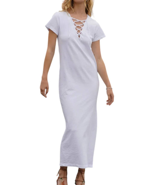 Lna - Bel Aire Lace Up Dress