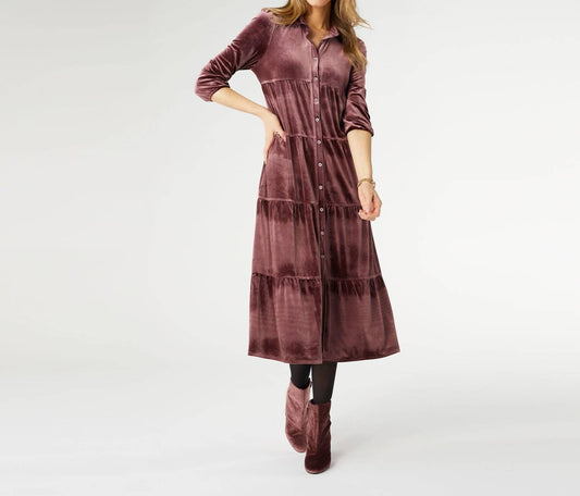 Coco + Carmen - Romance Imagined Velour Dress