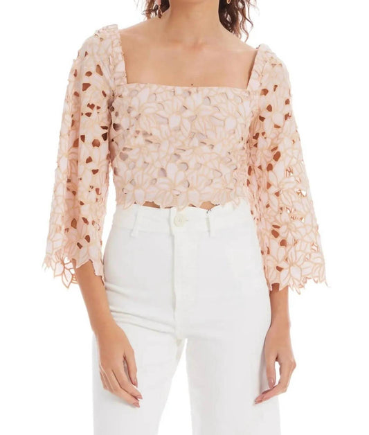 Allison New York - Poppy Square Neck Top