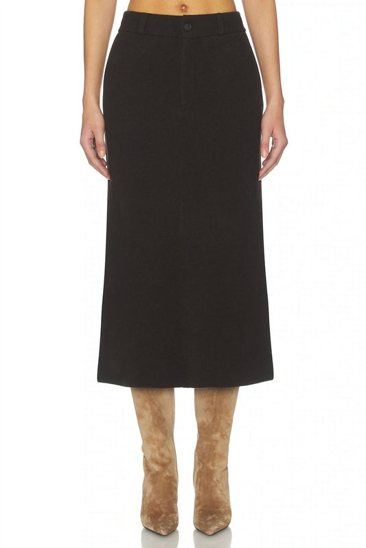 Guest In Residence - Tailored Cashmere Skirt
