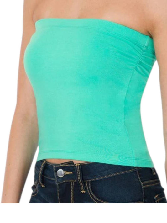 Zenana - Tube Built-in Bra Top