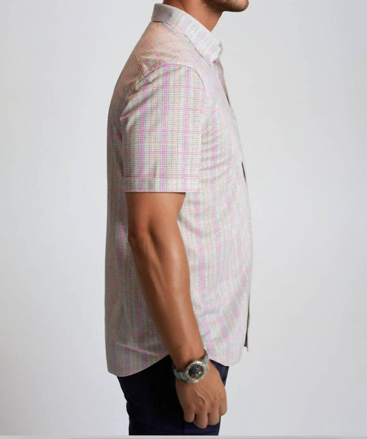 Buki - Spectrum Check Short Sleeve Tech Shirt