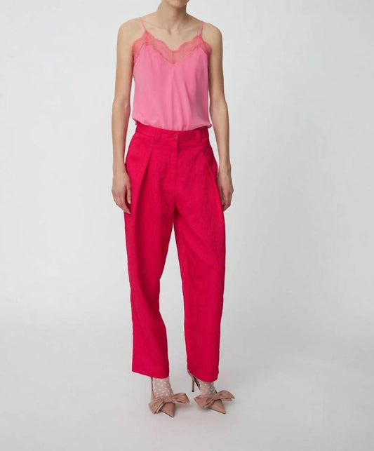 Stella Nova - Cropped Crinkle Pants