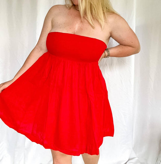 Le Lis - Women's Dune Dancer Babydoll Tube Dress