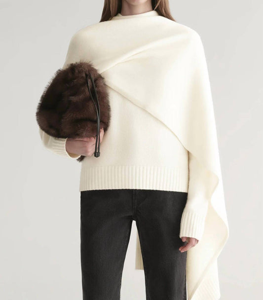 A.L.C. - Davin Draped Wool Sweater