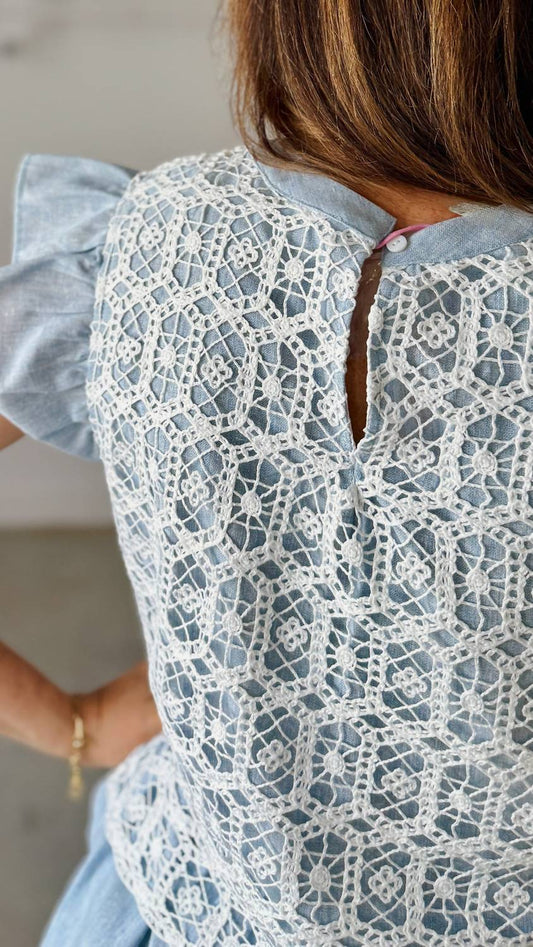 Voy - Lacey Peplum Top