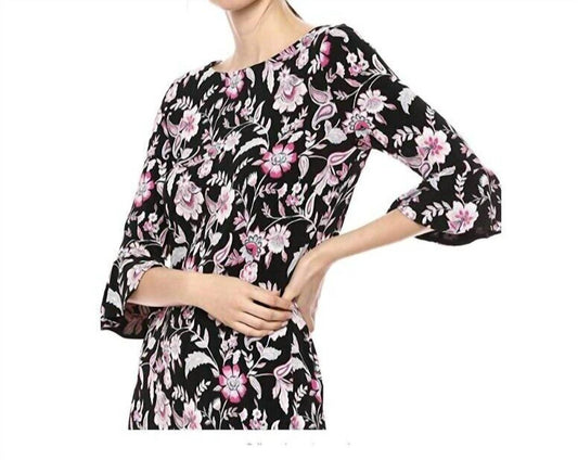 Nine West - ITY Ruffle Sleeve Above Knee Dress