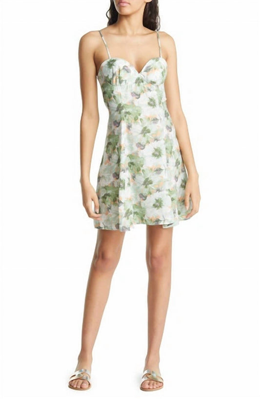 En Saison - Lario Floral Print Mini Dress