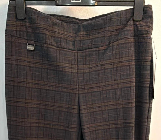 Lisette - Women's Plaid Slim Ankle Pants