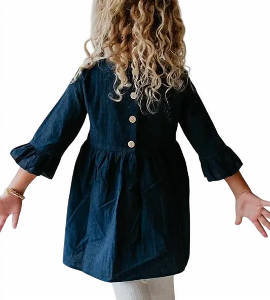 Adorable Sweetness - Ruffle Long Sleeve Shirt with Button Detail