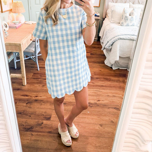 Mable - Grace And Gingham Mini Dress