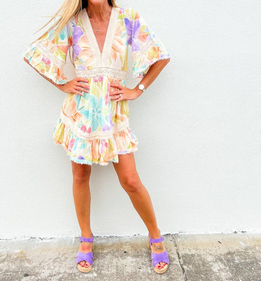 Z&L Europe - Glowing Bloom Mini Dress