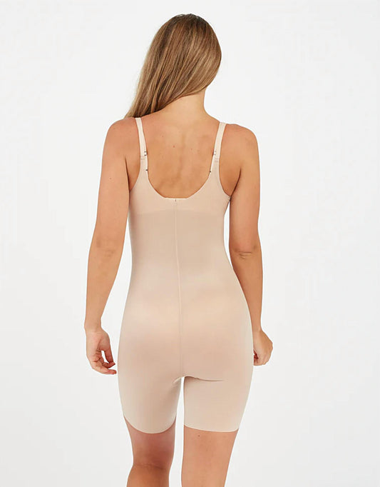Spanx - Open-bust Mid-thigh Bodysuit
