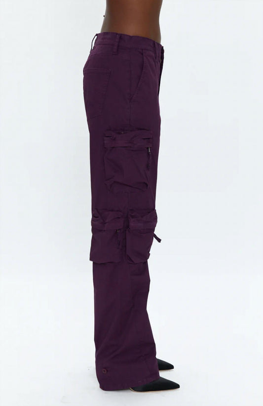 Pistola - Bobbie Mid Rise Loose Straight Leg Cargo Pant