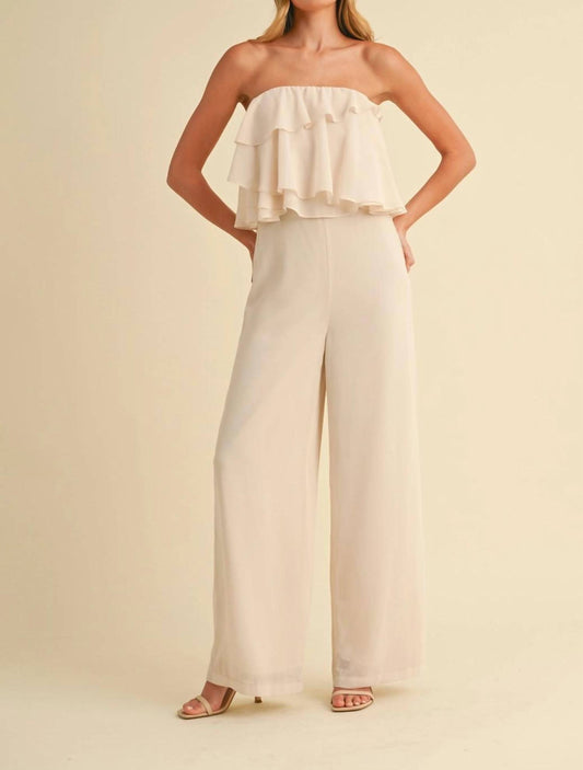 Klesis - Chiffon Tube Jumpsuit