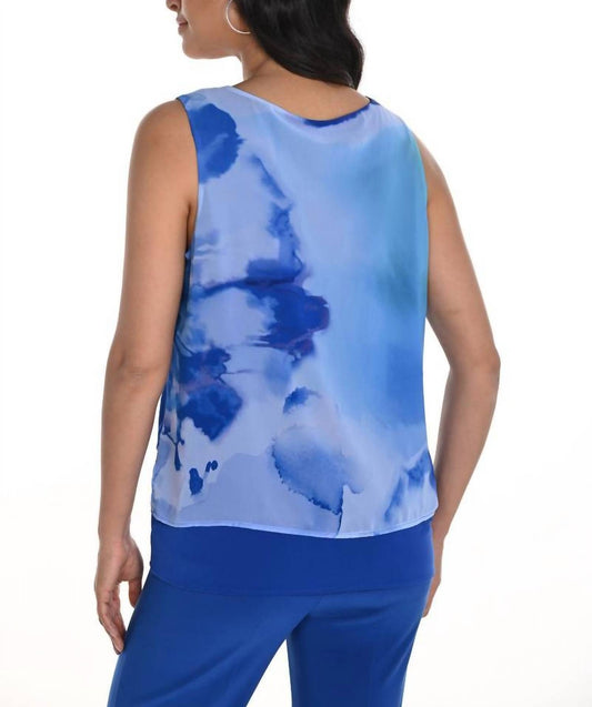 Frank Lyman - Watercolor Layered Sleeveless Top