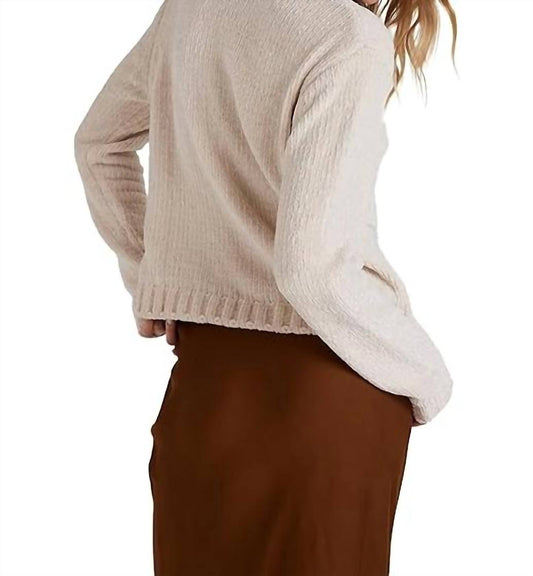 Bella Dahl - Crew Neck Chenille Sweater