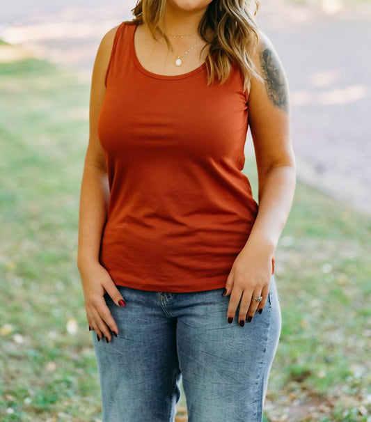 Multiples - Scoop Neck Knit Tank