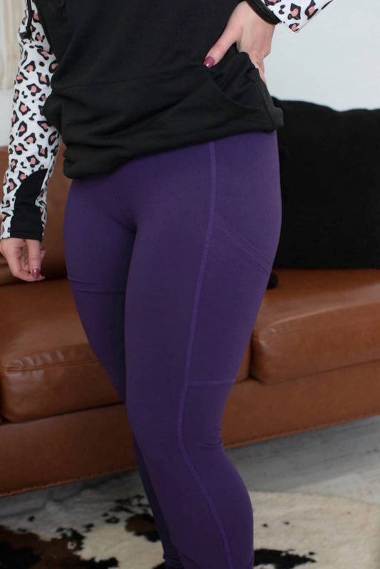 Shirley Stone - Pocket Yoga Leggings