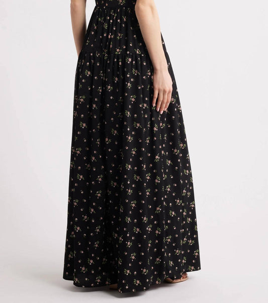 Lulus - Luisa Floral Bustier Cocktail Dress