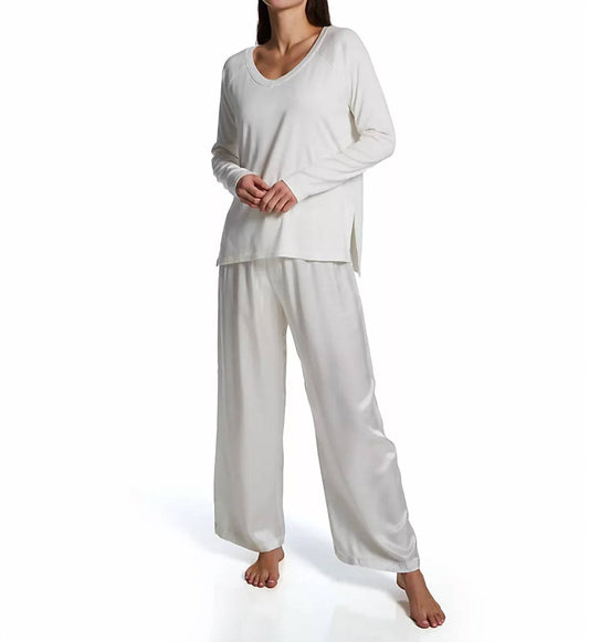 Pj Harlow - Frankie Ribbed Long Sleeve Side Slit Tee