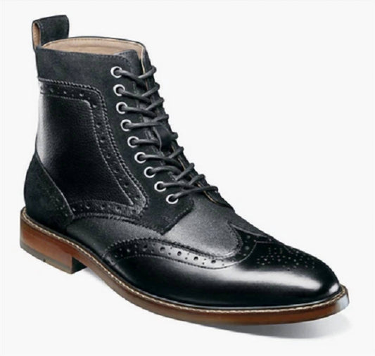 Stacy Adams - Men's Finnegan Wingtip Lace Up Boot