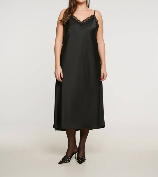 Mat Fashion - Silky Midi Slip Dress