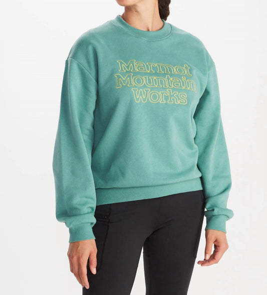 Marmot - Women's Mountain Works Boxy Crewneck Sweatshirt