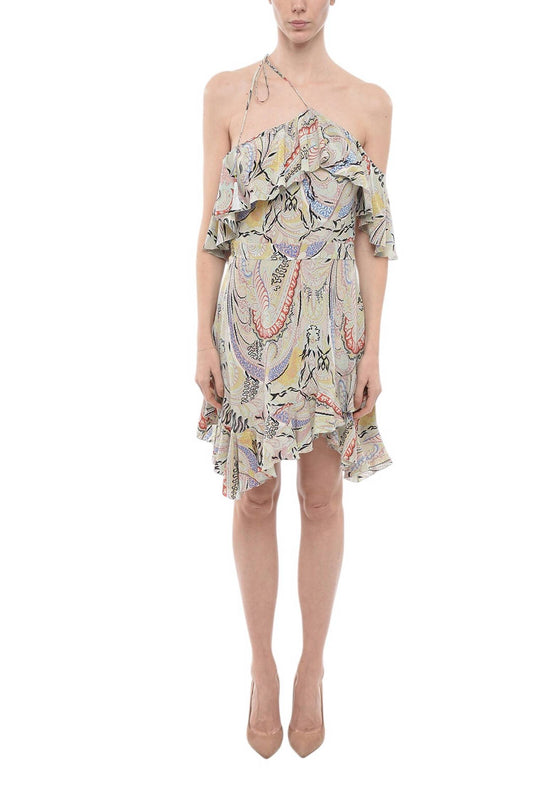 Etro - One Shoulder Silk Dress