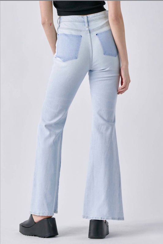Cello - High Rise Flare With Darts Jeans