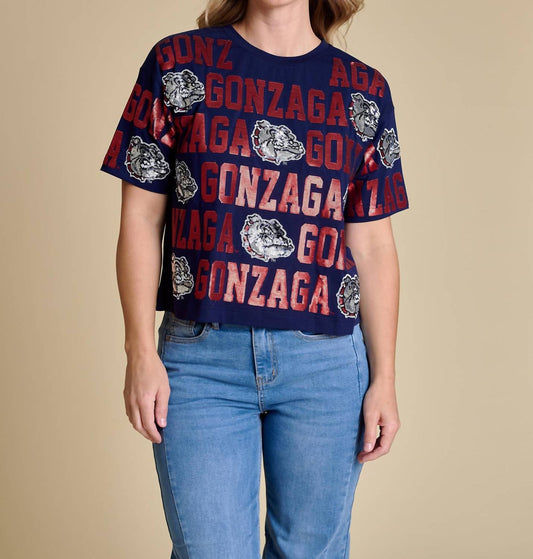 Stewart Simmons - The Sequin Repeat Tee Gonzaga
