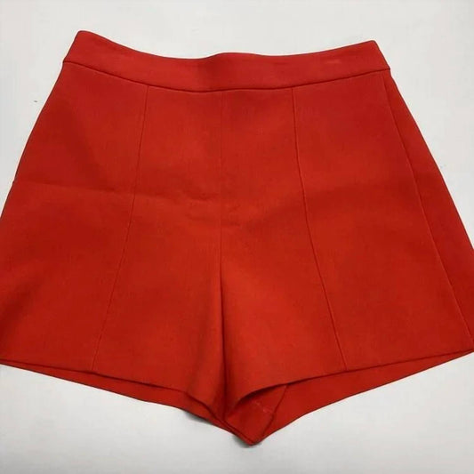 Alice + Olivia - Women's Donald High-waist Back Zip Chino Shorts