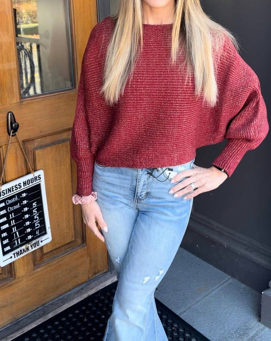 Eesome - Ribbed Crop Sweater