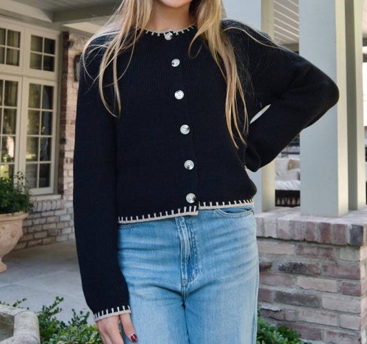 8Apart - Reed Stitch Collar Cardigan