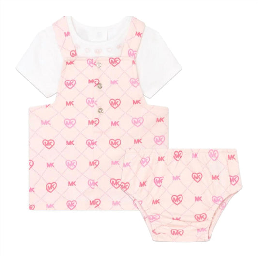 Michael Kors - Kids Monogram Print Dress Set