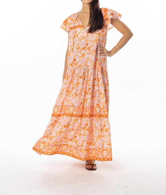 Bindu - Anabella Floral Print Maxi Dress