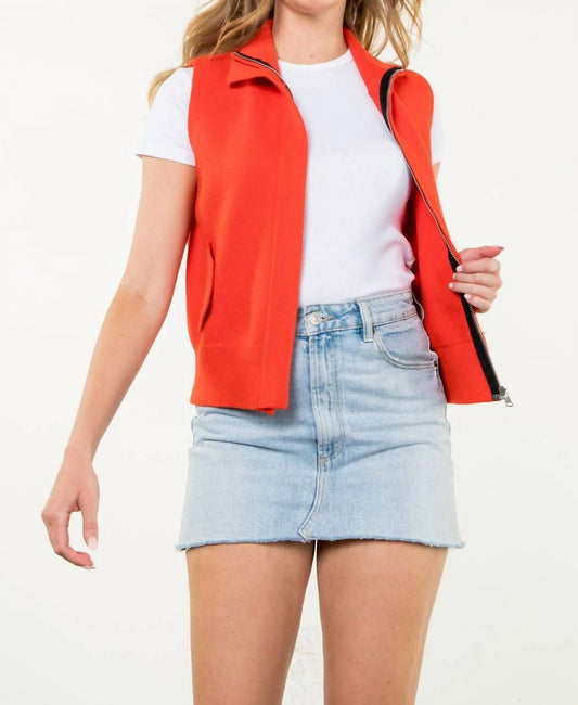 Thml - Zip-up Sweater Vest