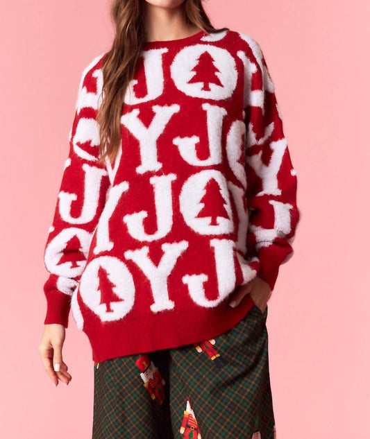 Peach Love - Holiday Joy Sweater