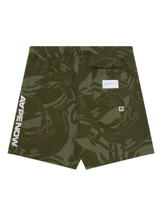 Aape - Men's Moonface Camo Sweat Shorts