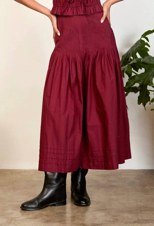 Ciao Lucia - Women's Rosa Pleat Waist Skirt