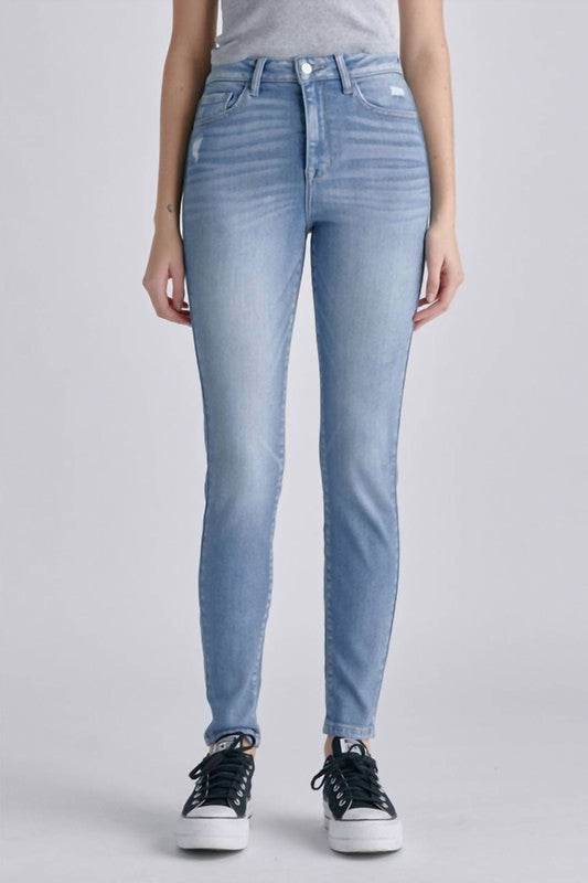 High Rise Ankle Skinny Jean