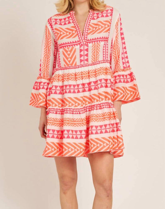 En Creme - Bring On The Sun Embroidered Dress