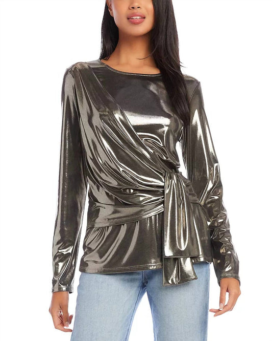 Karen Kane - Drape front top