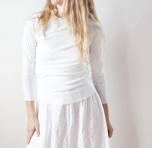 Nsf - Aria Fitted Rib Knit Raglan Crew