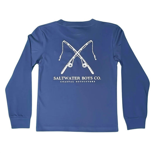 Saltwater Boys Co. - Boy's Rod and Reel Tee