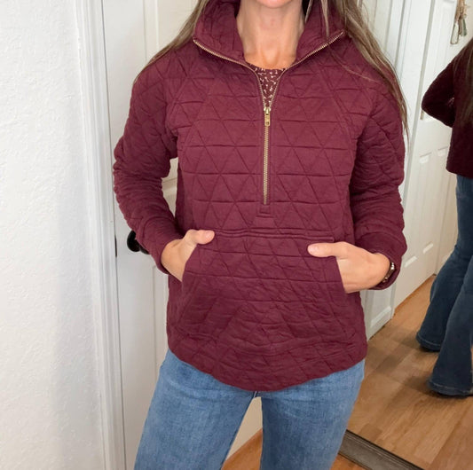 Staccato - Barb Quilted Half Zip Pullover