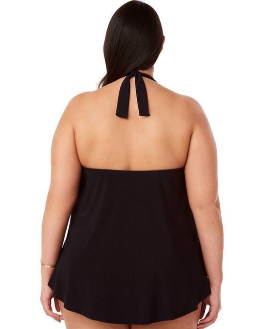 Magicsuit - Plus Size Sophie Halter Cowl Neck Underwire Tankini Top
