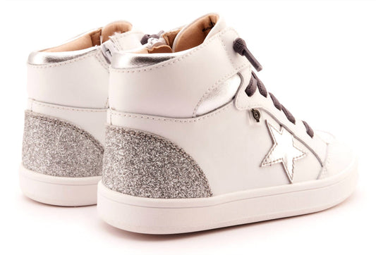 Oldsoles - Girls Starling Leather High Top Sneakers